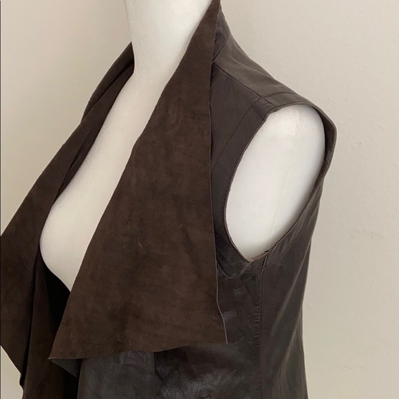 CO-OP Barney's of New York-Leather Vest - Picture 5 of 14